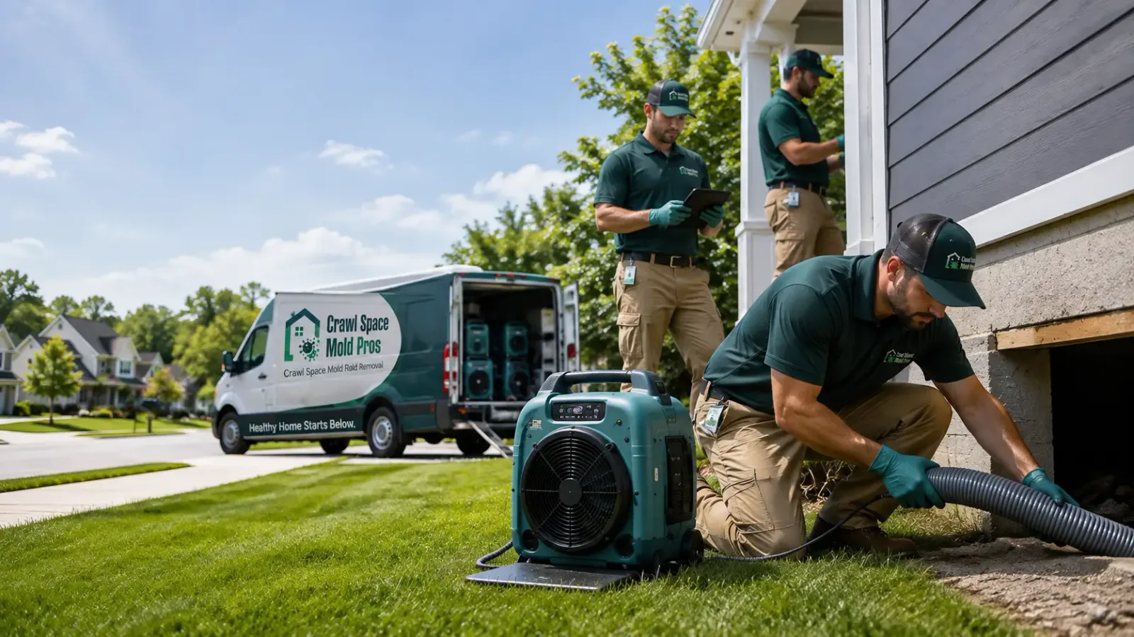 Crawl Space Mold Removal in Malden, MA